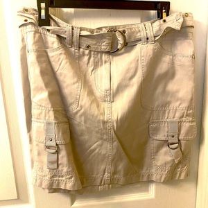 White House Black Market Khaki Skirt